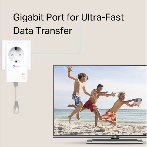 ADAPTOR ΔΙΚΤΥΟΥ ΡΕΥΜΑΤΟΣ TP-LINK TL-PA7017P KIT V4 WHITE 1000Mbps